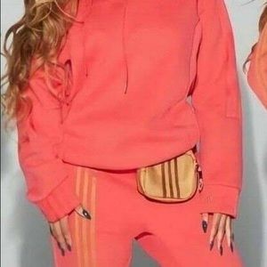 Ivy Park x adidas Crewneck & Joggers in Coral XS